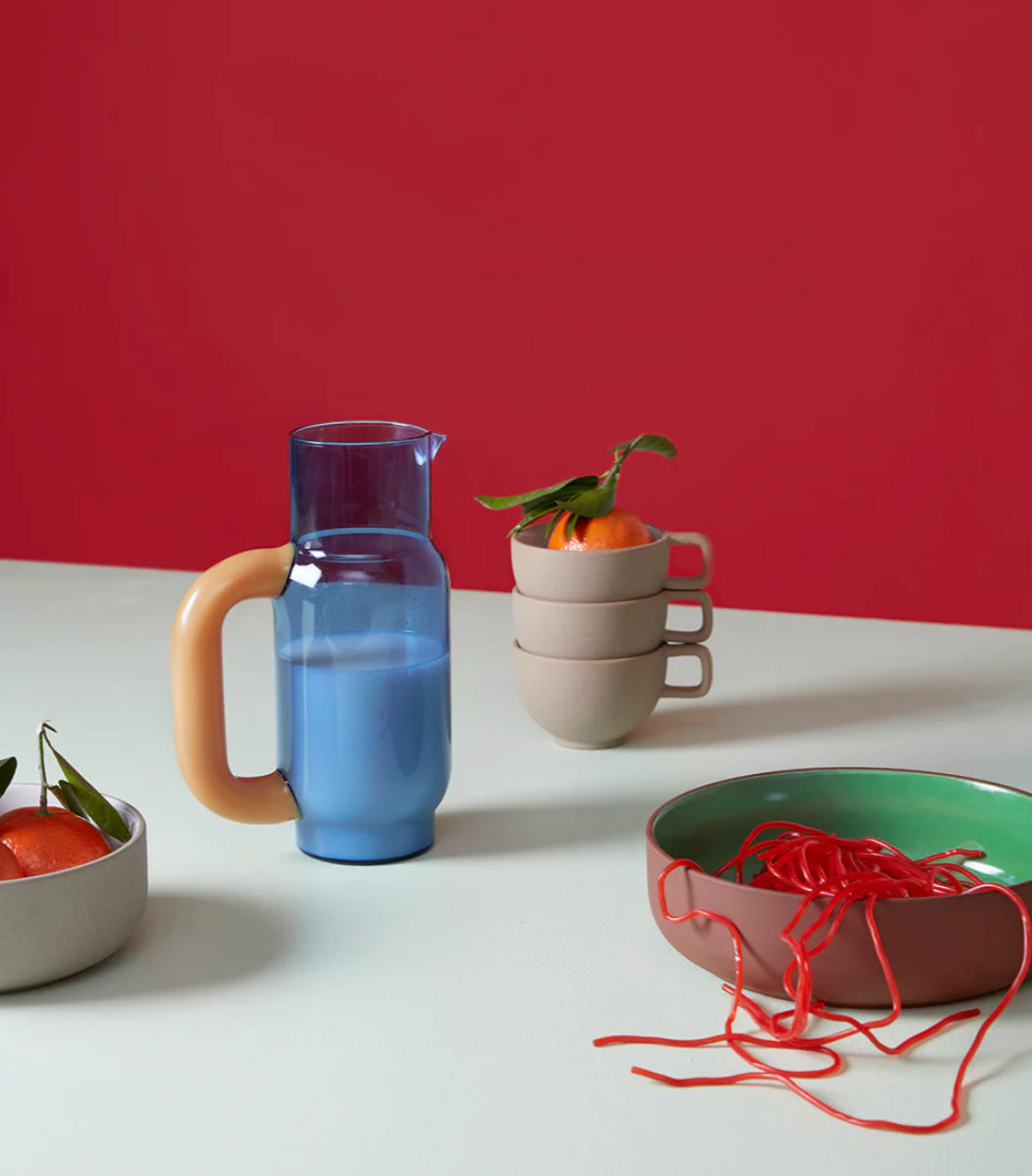 Pitcher Blue/Milky Amber