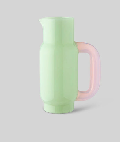 Pitcher Milky Jade/Milky Rose