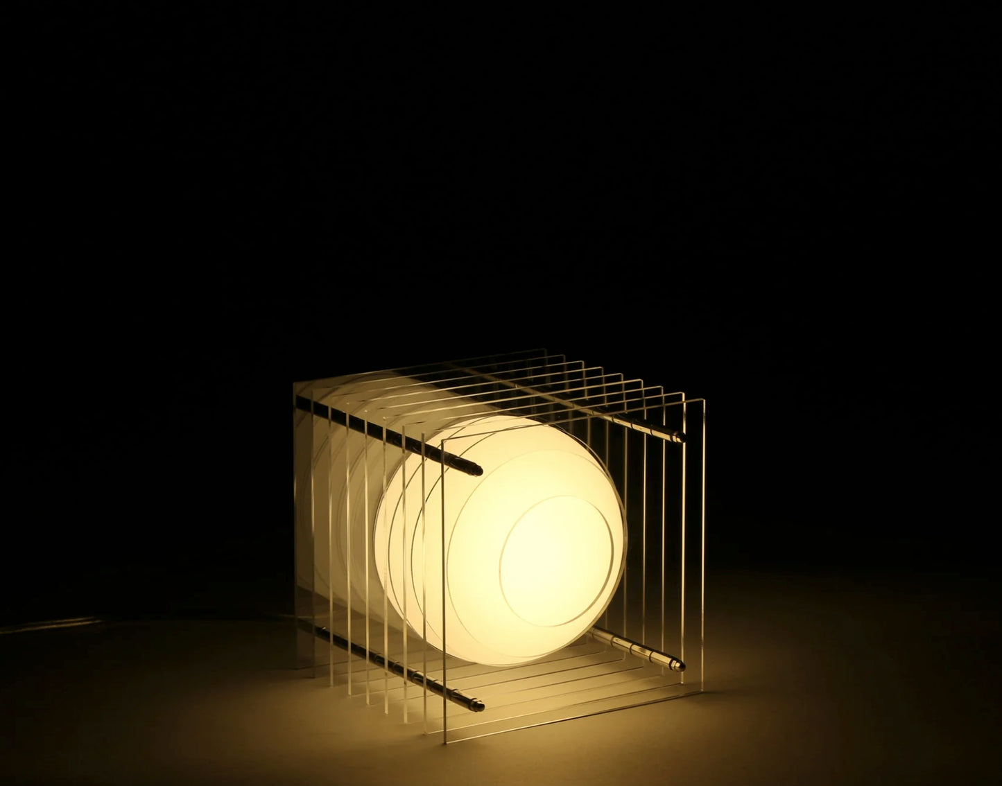LOP Small Square Clear Lamp