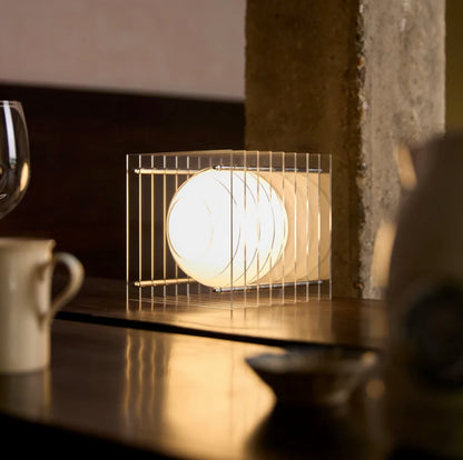 LOP Small Square Clear Lamp