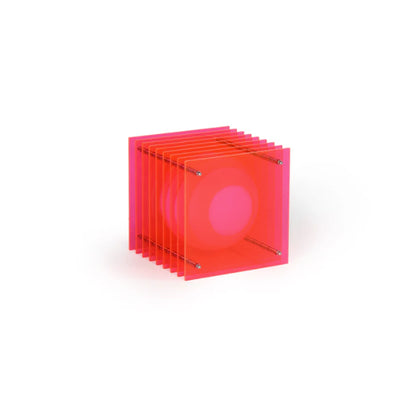 LOP Small Square Pink Lamp