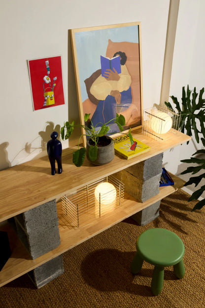 LOP Small Rectangle Clear Lamp