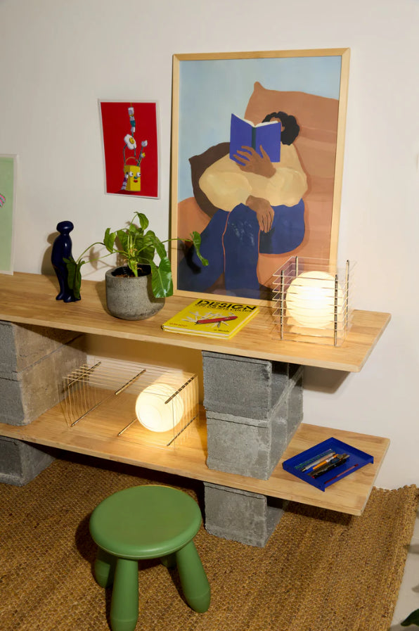 LOP Small Rectangle Clear Lamp