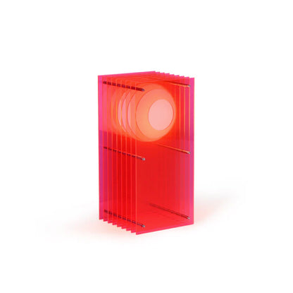 LOP Small Rectangle Pink Lamp