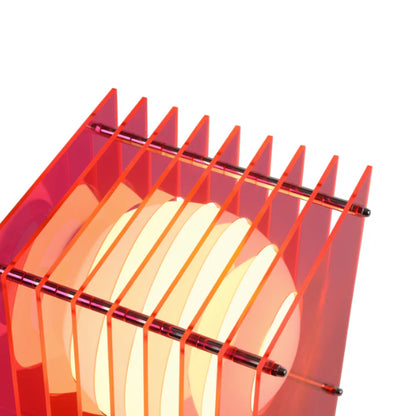 LOP Small Rectangle Pink Lamp