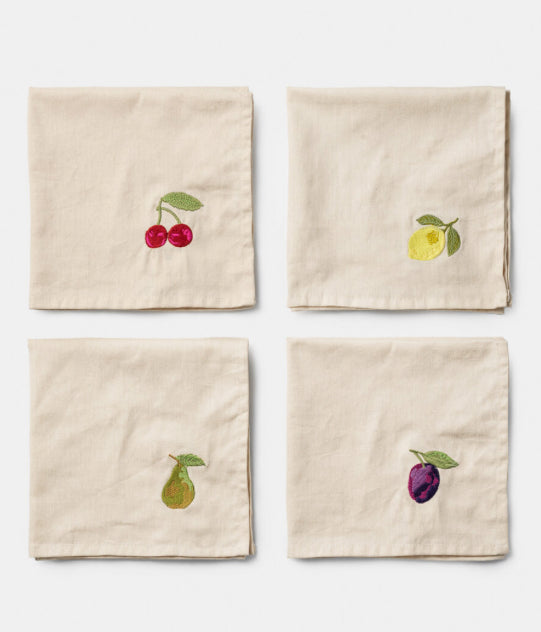 Midnight Napkin Set Tutti Frutti