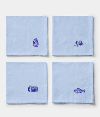 Midnight Napkin Set Josefin La Mer