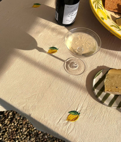 Midnatt Table Cloth Lemon