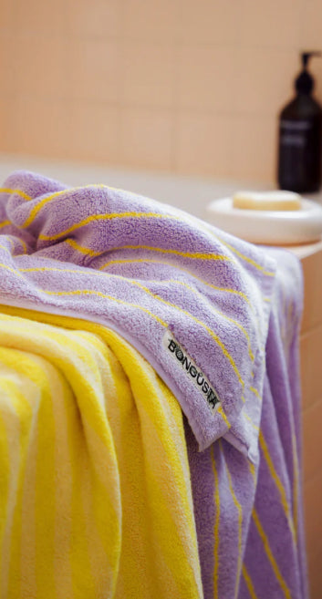 Bongusta Towels Lilac & Yellow
