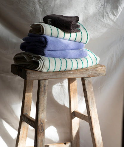 Bongusta Towels White & Green