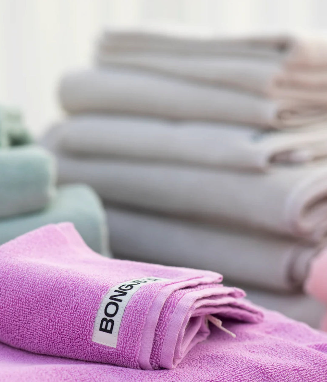 Bongusta Towels Solid Soft Fuchsia
