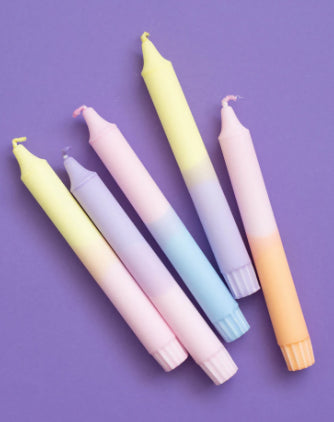 Candles Pastel Party Mix 5-p