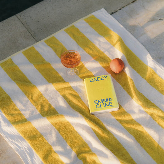 Beach Towel Mimosa Yellow Stripe
