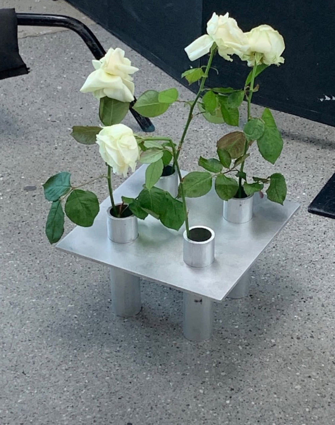 NIOK JUNE P-L 07 Candle Holder Silver