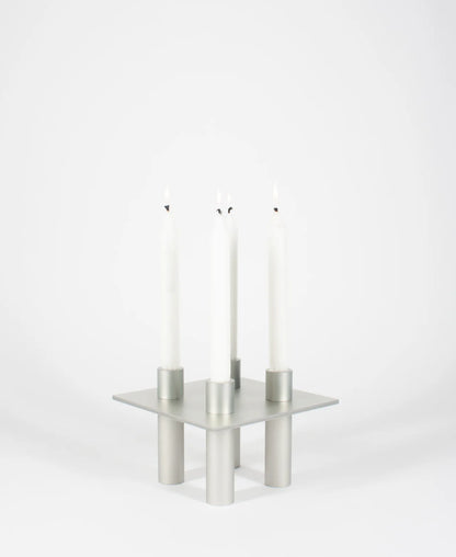 NIOK JUNE P-L 07 Candle Holder Silver