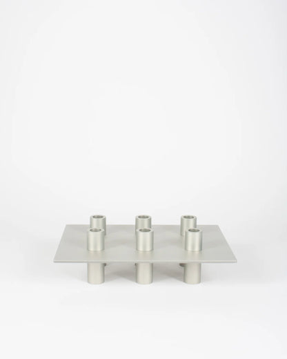 NIKO JUNE P-L 06 Candle Holder Silver