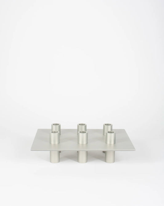 NIKO JUNE P-L 06 Candle Holder Silver