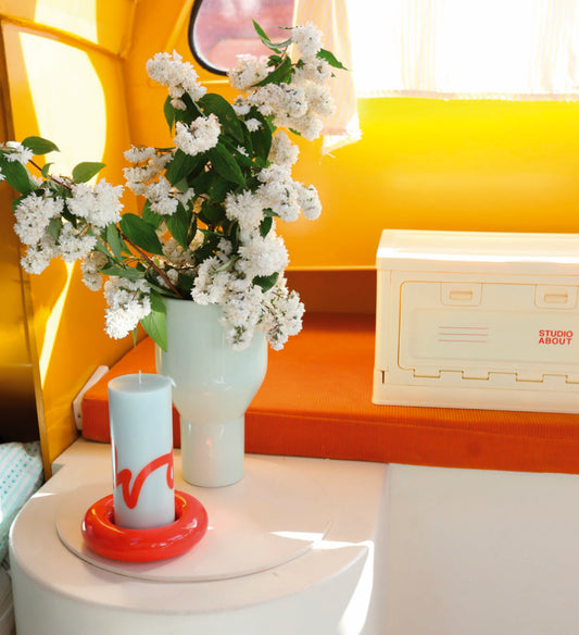 BOB Candle Holder Large Red