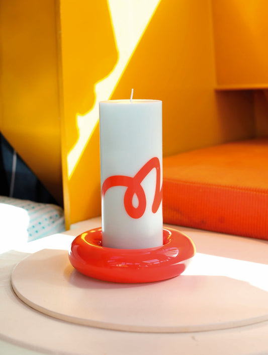 BOB Candle Holder Large Red