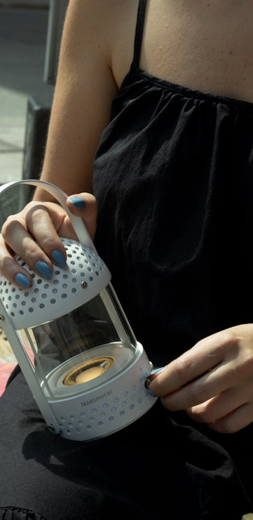 TRANSPARENT Light Speaker White