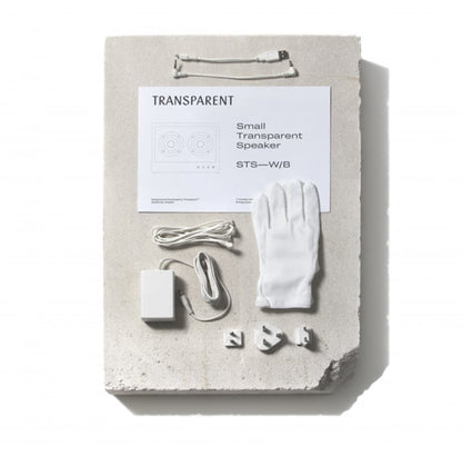 TRANSPARENT Small Speaker White