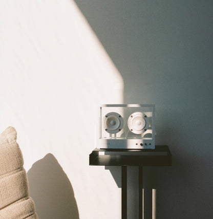 TRANSPARENT Small Speaker White