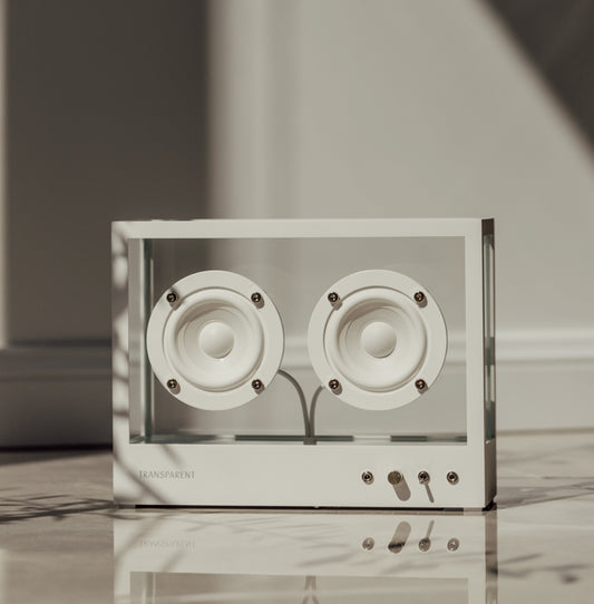 TRANSPARENT Small Speaker White