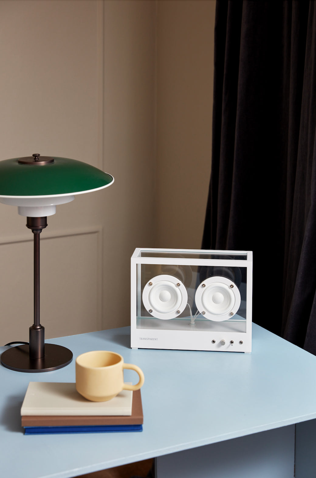 TRANSPARENT Small Speaker White