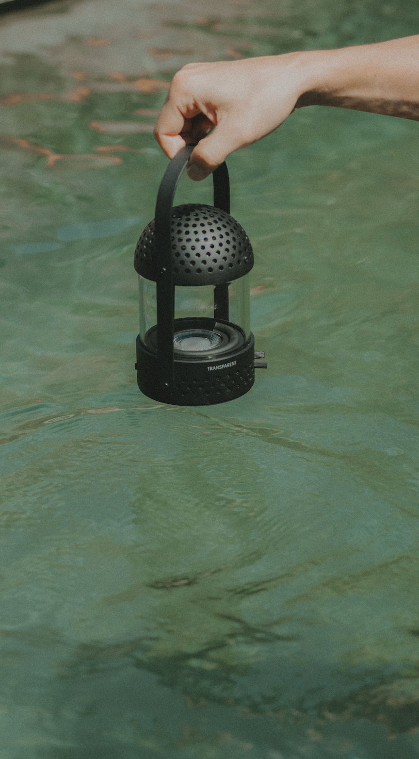 TRANSPARENT Light Speaker Black