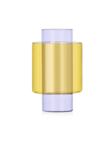 Vase Boreale Yellow & Purple