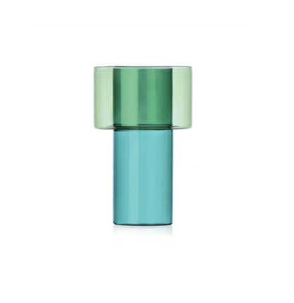 Vase Boreale Petrol & Green