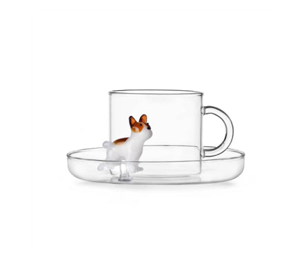 Tea Cup w saucer French Bulldog