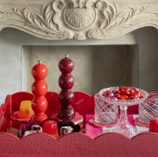 Bobbin Salt & Pepper Mill Red