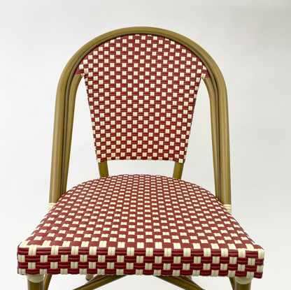 French Bistro Chair Red 2-p