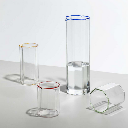 Octave Water Glass Red