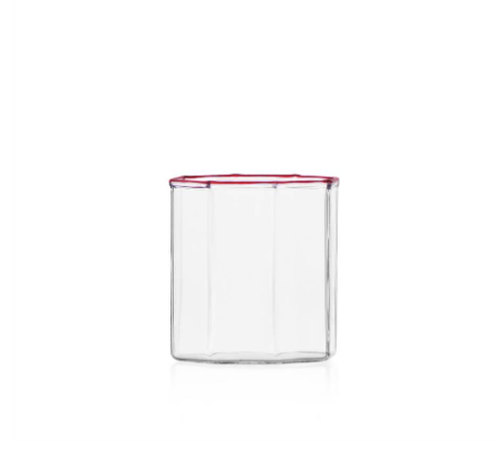 Octave Water Glass Red
