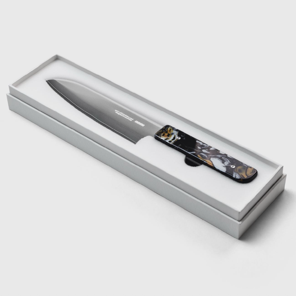 Nomi Santoku Messer Glut