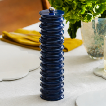 Twister Salt & Pepper Mill Navy Blue