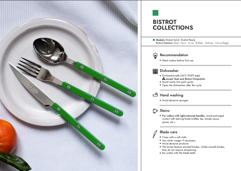 Sabre Cutlery Set Garden Green