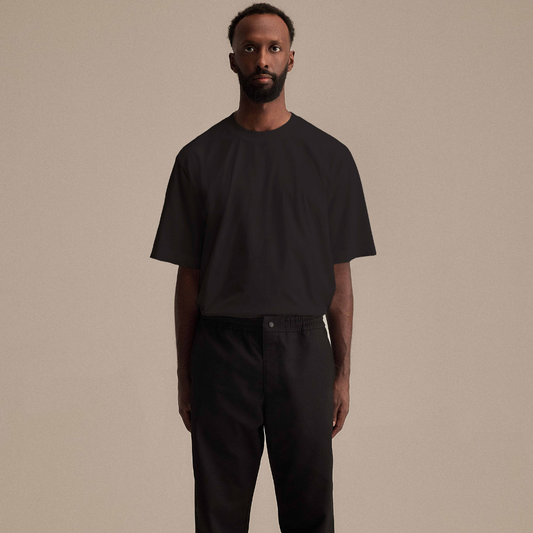 Relaxed Tee Smør Black