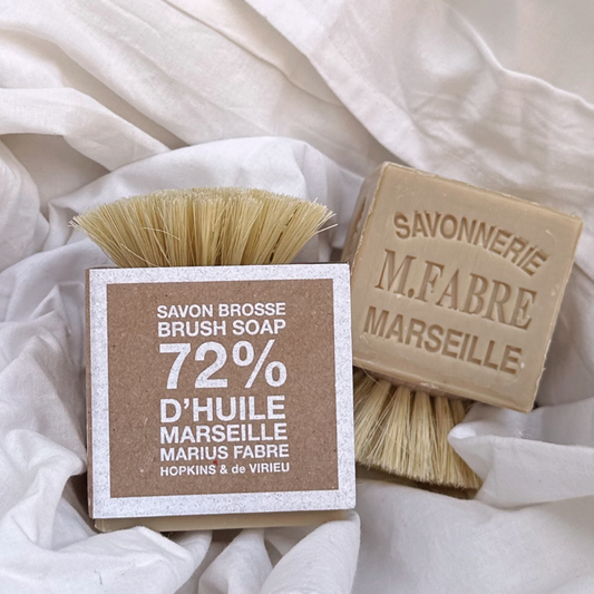 Marseille Stain Soap with Brush