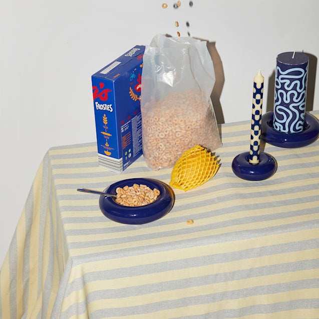 BOB Candle Holder Small Dark Blue