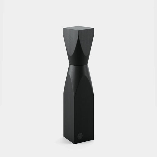 Woodi Salt & Pepper Grinder Black Stained Beech