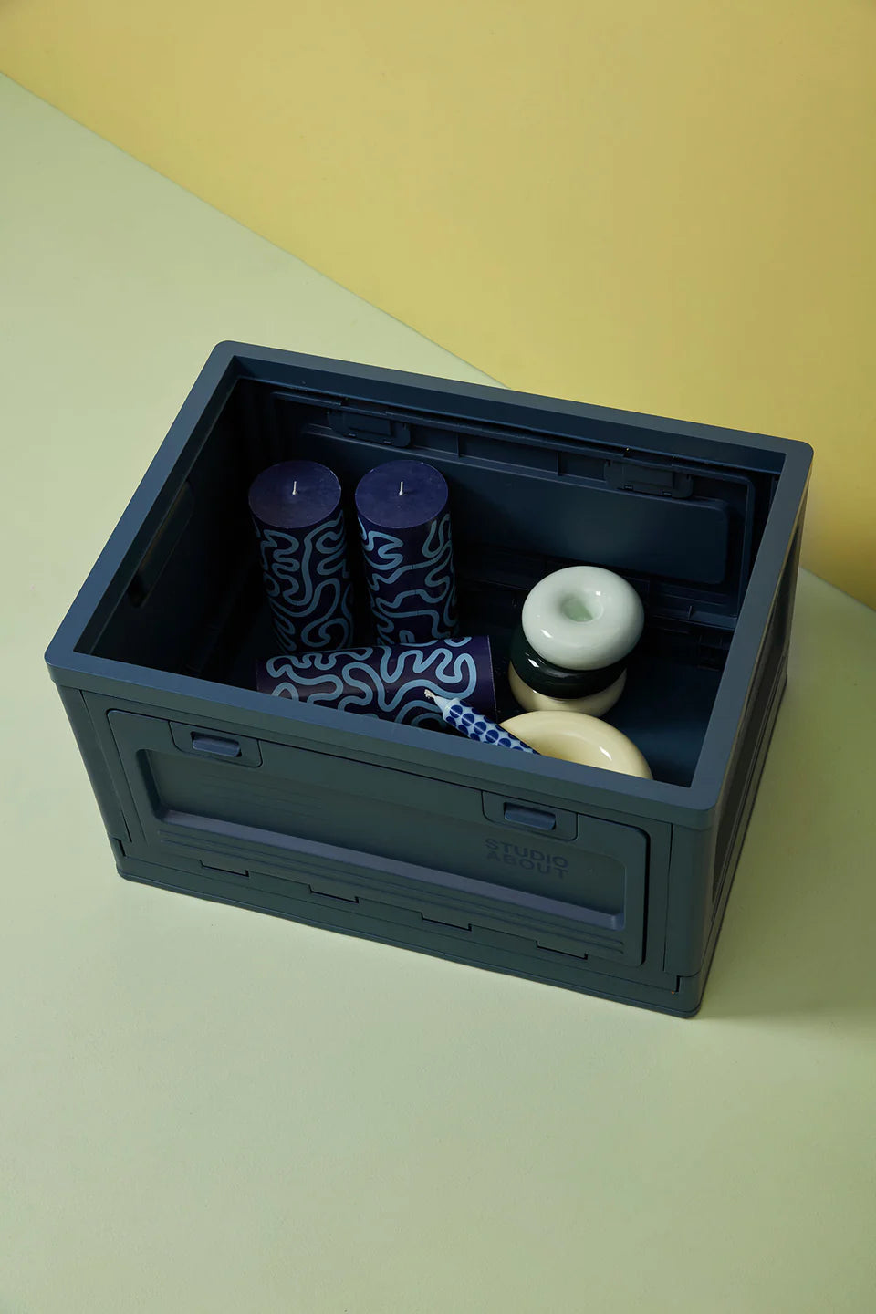 BOB Candle Holder Large Yellow