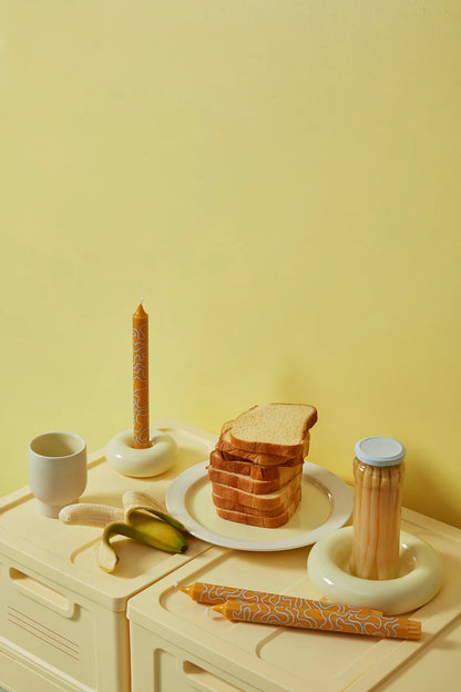 BOB Candle Holder Small Yellow