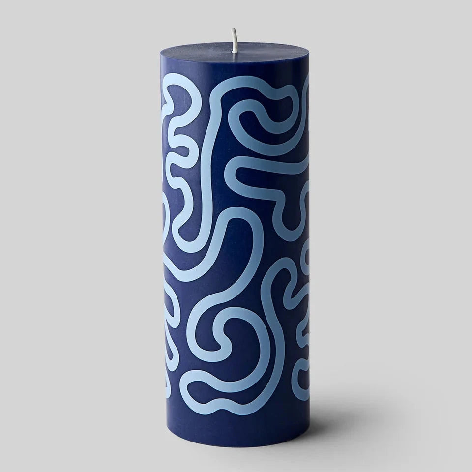 Pillar Candle Blue