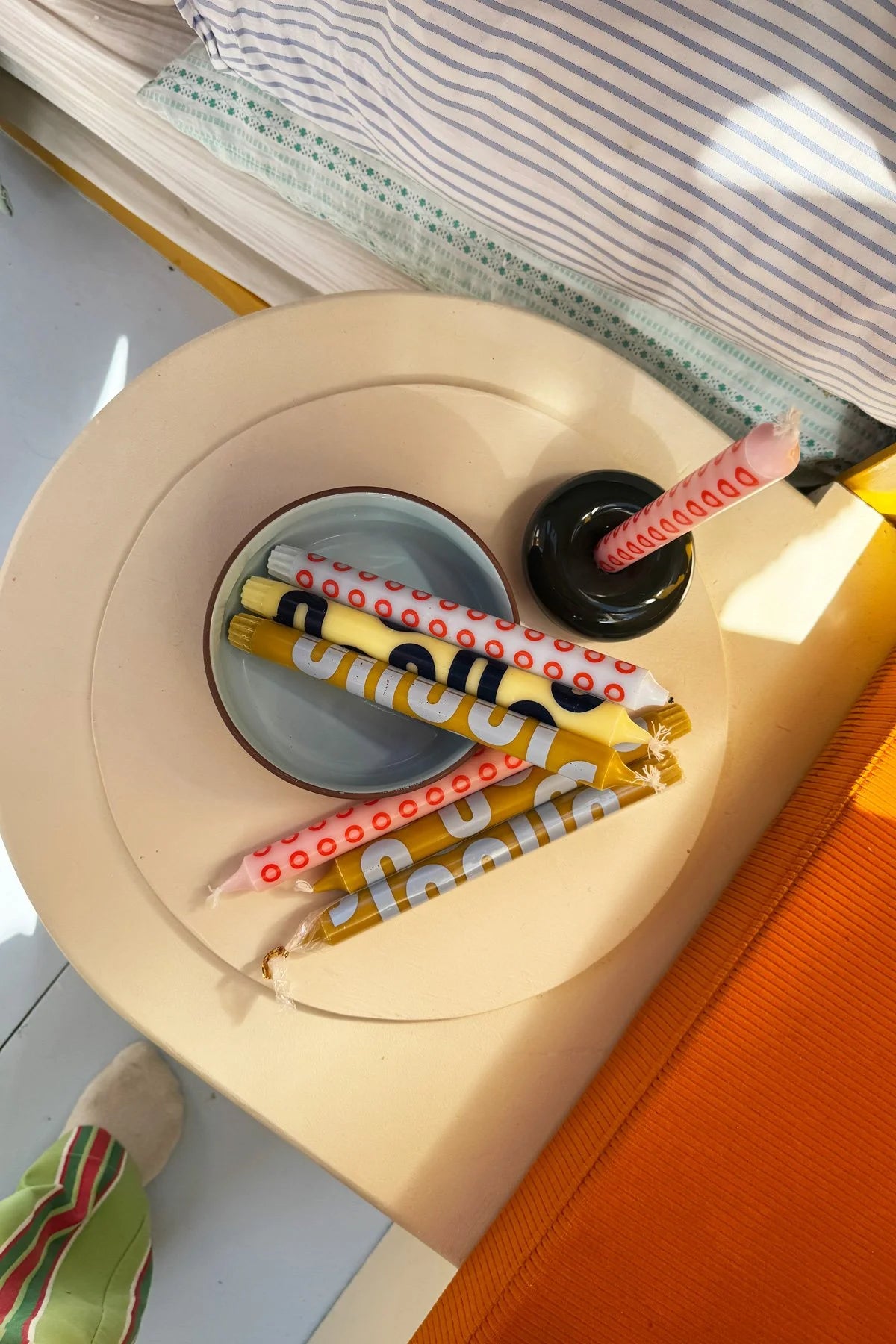 BOB Candle Holder Small Dark Green