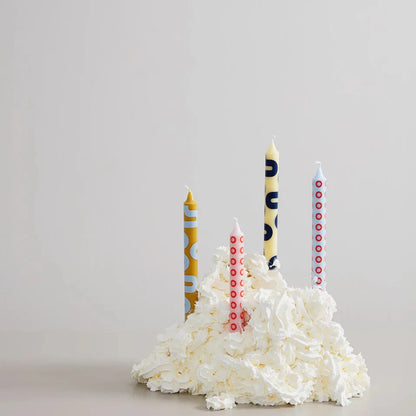 Candles Yellow and Blue