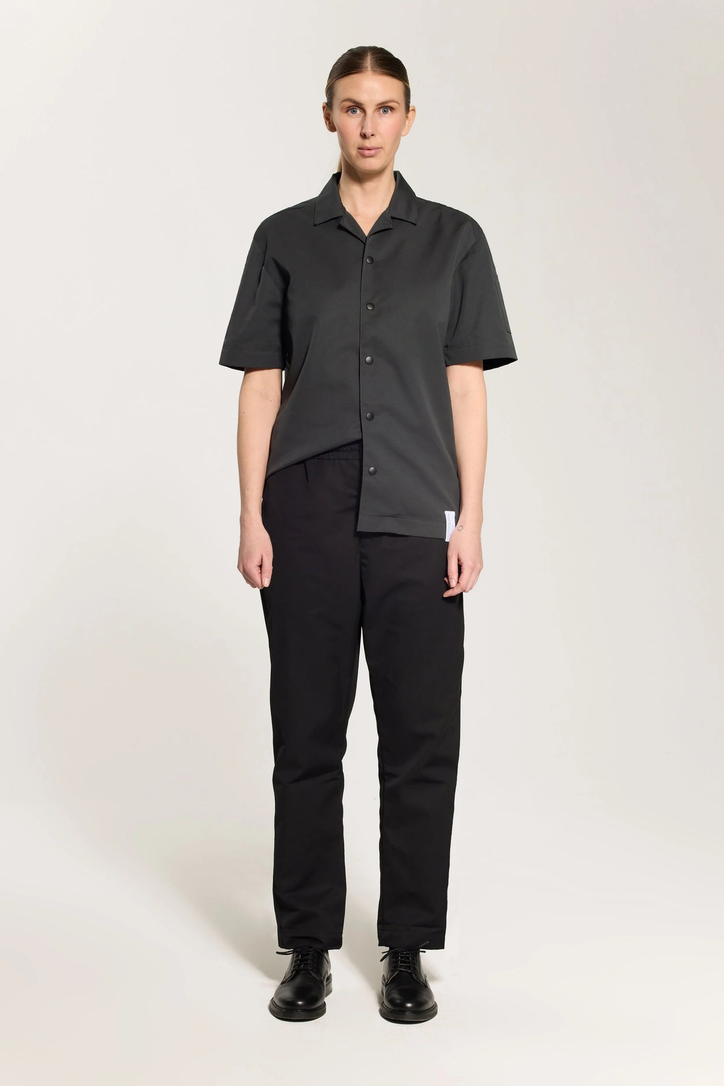 Smör Camp-Collar Jacket Charcoal