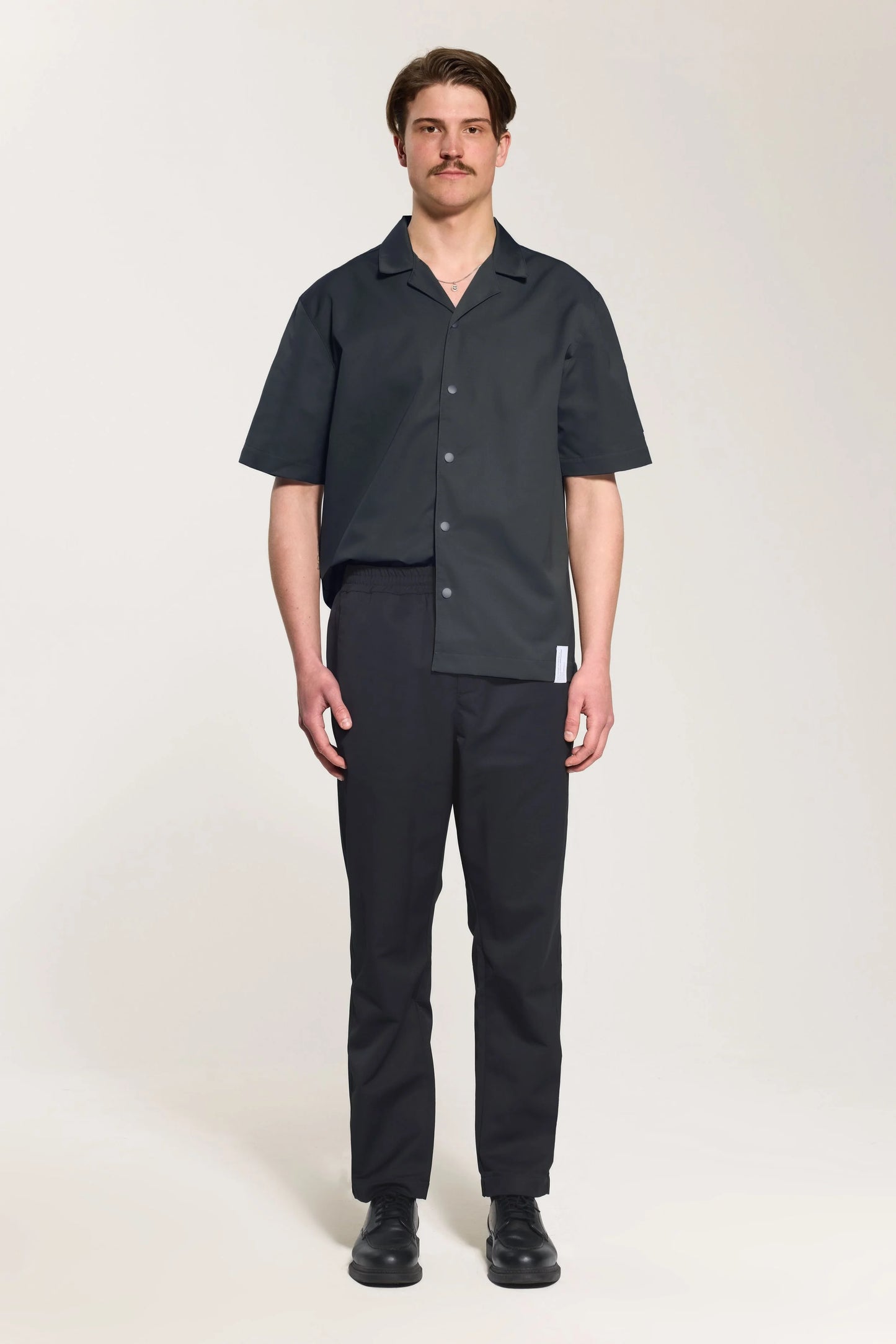 Smör Camp-Collar Jacket Charcoal